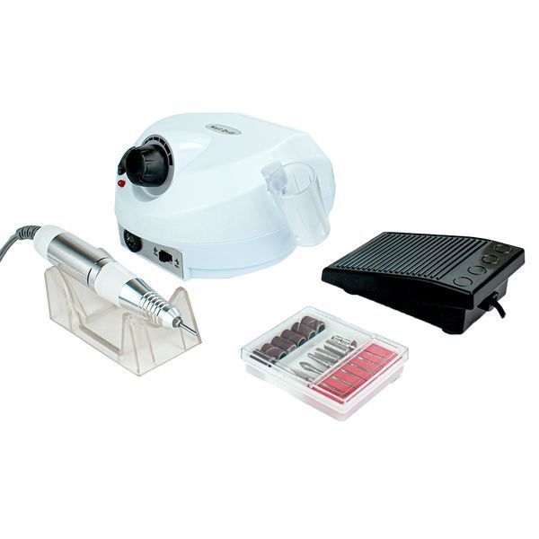 Фрезер для маникюра Nail Master ZS 601 65W 45000об + фрезы для аппаратного маникюра DM 202 фрейзер дрель xh1100028 фото