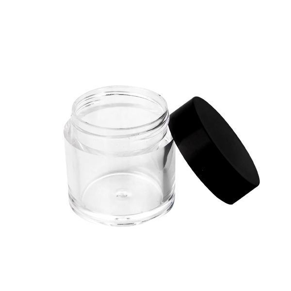 Баночка прозора з чорною кришкою 10 гр xh1100364 фото